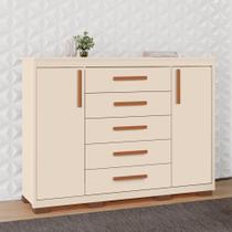 Comoda Essence 5 gavetas e 2 portas 100 em MDF