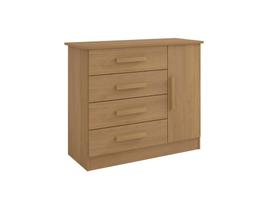 Cômoda Firenze 4 Gavetas 1 Porta C/Sapateira - D Doro