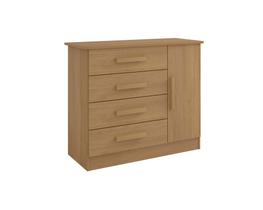 Cômoda Firenze 4 Gavetas 1 Porta C/Sapateira - D Doro