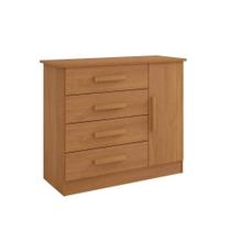 Cômoda Firenze 4 Gavetas 1 Porta C/Sapateira D Doro Móveis