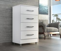 Cômoda Flávia Com Quatro Gavetas infantil