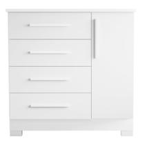 Cômoda Flex 4 Gavetas 1 Porta com Pés NT 5185 Notável Móveis