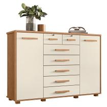 Cômoda Fontana 2 Portas e 7 Gavetas - Móveis Albatroz Cômoda Fontana 2 Portas e 7 Gavetas - Móveis Albatroz
