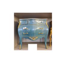 Cômoda Francesa Azul 05 Gav. c Bronze Alta Decoração Formosa Cômoda Francesa Azul 05 Gav. c Bronze Alta Decoração Formosa