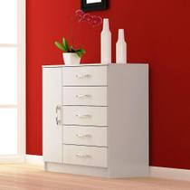 Cômoda Ganimedes Sapateira Branco Evidência