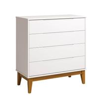 Comoda Gaveteira Elfe Classic 4 Gavetas Branco Fosco - MoveisAqui Comoda Gaveteira Elfe Classic 4 Gavetas Branco Fosco - MoveisAqui