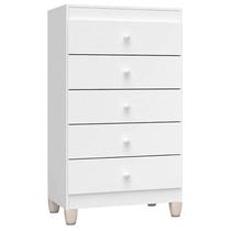 Cômoda Gaveteiro Baby Kids Branco Brilho - Incorplac Cômoda Gaveteiro Baby Kids Branco Brilho - Incorplac