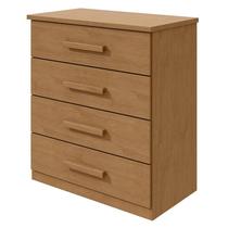 Cômoda Gaveteiro Baião Amêndoa Clean - Lopas