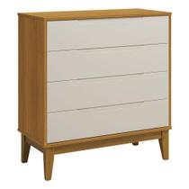 Cômoda Gaveteiro Classic Elfe Areia Acetinado Savana Amadeirado - Reller Cômoda Gaveteiro Classic Elfe Areia Acetinado Savana Amadeirado - Reller