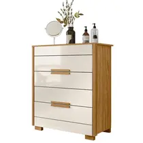 Cômoda Gaveteiro Dhara Freijó Off White - Moval Cômoda Gaveteiro Dhara Freijó Off White - Moval