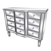 Comoda Gaveteiro Luxo 12 gavetas Espelhada Madeira Comoda Gaveteiro Luxo 12 gavetas Espelhada Madeira