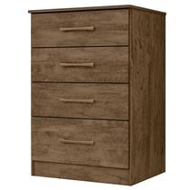 Cômoda Gaveteiro MS913 Castanho Wood - Moval Cômoda Gaveteiro MS913 Castanho Wood - Moval
