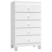 Cômoda Gaveteiro Ternura Baby Branco Brilho - Incorplac Cômoda Gaveteiro Ternura Baby Branco Brilho - Incorplac