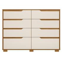 Cômoda Georgia 147cm 8 Gavetas Freijó Off White Moval Cômoda Georgia 147cm 8 Gavetas Freijó Off White Moval