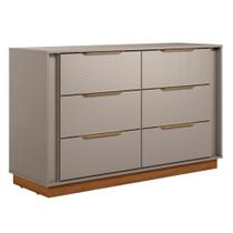 Cômoda Giardino Quarto com 6 Gavetas