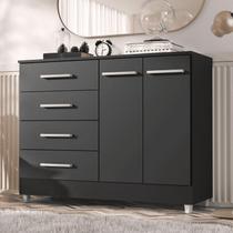 Comoda Gisele 4 Gavetas 2 Portas