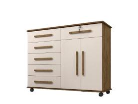 Cômoda Gran Luxo - Amendoa/Off White Cômoda Gran Luxo - Amendoa/Off White