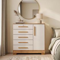 Cômoda Grande 5 Gavetas 1 Porta com Chave Elegante Repleta Cômoda Grande 5 Gavetas 1 Porta com Chave Elegante Repleta