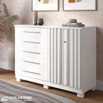Cômoda Grande Casal Bella 5 Gavetas 100MDF