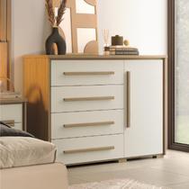 Cômoda Grande com Sapateira e 4 Gavetas Angra Rimo Cômoda Grande com Sapateira e 4 Gavetas Angra Rimo