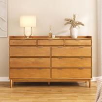 Cômoda Grande Madeira 9 Gavetas Para Quarto E Sala Mel Lice Cômoda Grande Madeira 9 Gavetas Para Quarto E Sala Mel Lice