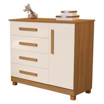 Cômoda Grécia 4 Gavetas Espaçosas Design Exclusivo