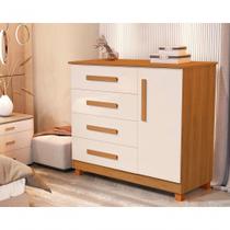 Cômoda Grécia Com 4 Gavetas E Sapateira Praticidade E Estilo Para Seu Quarto