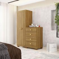 Cômoda Guarda-roupa Cristal 2 Portas 4 Gavetas Cômoda Guarda-roupa Cristal 2 Portas 4 Gavetas