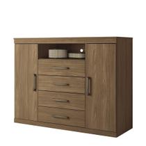 Cômoda Havana Master 2 Portas e 4 Gavetas - Santos Andirá Cômoda Havana Master 2 Portas e 4 Gavetas - Santos Andirá