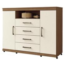 Comoda Havana Master com rodizio Jatobá Areia - Santos Andirá Comoda Havana Master com rodizio Jatobá Areia - Santos Andirá