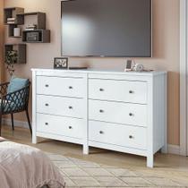 Cômoda Horizontal Ambiente Maggiore Branco Brilho - Lopas