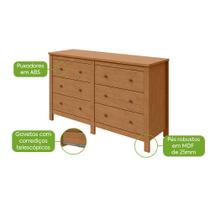 Comoda Horizontal Maggiore 6 Gavetas - Lp - Rei de Casa