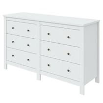 Cômoda Horizontal Maggiore Branco Brilho - Lopas