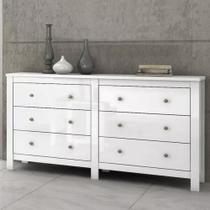 Comoda horizontal maggiore c/06 gav new - branco - lopas