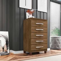 Comoda incorplac cannes 5 gavetas malbec