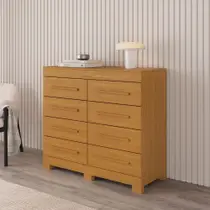 Cômoda Índia 08 Gavetas 100% MDF Linhamobília