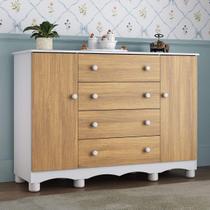 Cômoda Infantil 125cm 2 Portas e 4 Gavetas Dengo Multimóveis MP4440