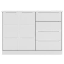 Cômoda Infantil 2 Portas e 4 Gavetas Pérola Branco - Phoenix