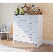 Cômoda Infantil 5 Gavetas Amore Meu Fofinho Art in Moveis