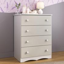 Cômoda Infantil 65cm com 4 Gavetas Realeza Multimóveis MP4433