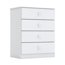 Cômoda Infantil Amarelinha 4 GV Branca Cômoda Infantil Amarelinha 4 GV Branca