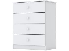 Cômoda Infantil Amarelinha Branco Brilho Henn Cômoda Infantil Amarelinha Branco Brilho Henn