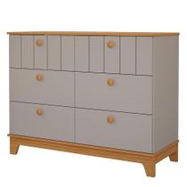 Cômoda Infantil Biscoito 6 Gavetas - Permóbili Baby
