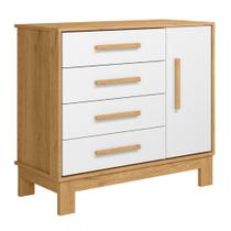 Cômoda Infantil Cartagena Freijó Branco Acetinado