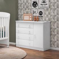 Cômoda Infantil Doce Sonho Qmovi Branco