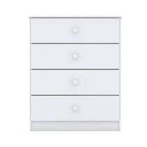 Cômoda Infantil Labirinto Branco Brilho Henn