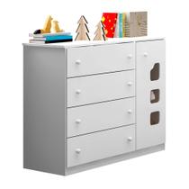 Cômoda Infantil Lívia 100% MDF 7870 Branco Phoenix Baby