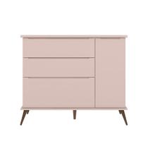 Cômoda Infantil Melinda 1 PT 3 GV Rosê