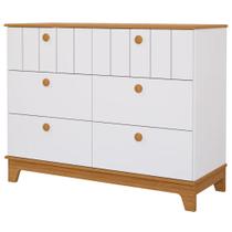 Cômoda Infantil Permobili Biscoito Retro 06 gavetas MDF