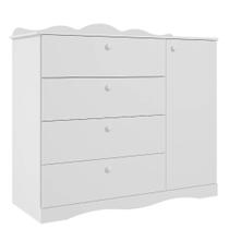 Cômoda Infantil Provençal Permobili Encanto 04 gavetas MDF